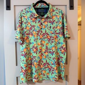 William Murray Mens Golf Performance Polo “That’s A Peach”
